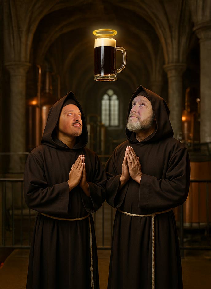 Jay en Wilco van de bierkapel